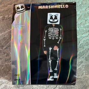 Marshmallow, Spirit Black and White Skeleton Kids Costume